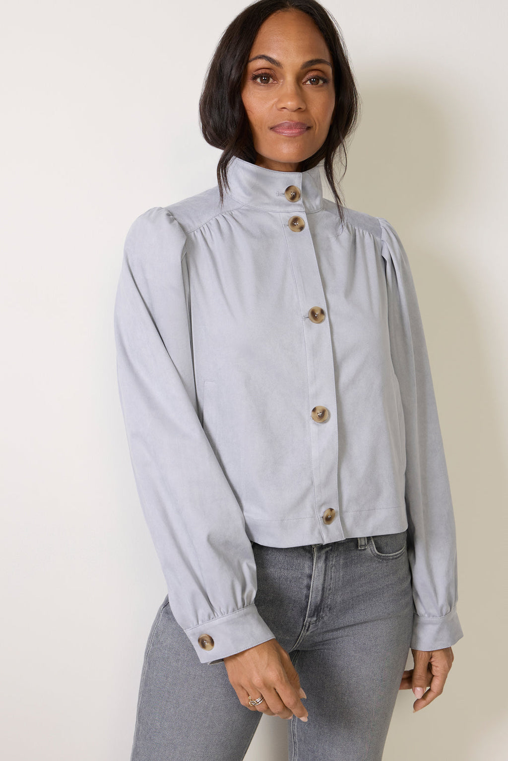 Charlotte Suede Jacket