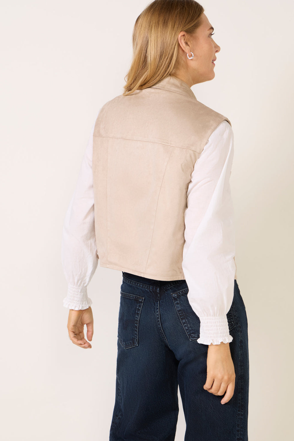 Reagan Faux Suede Vest