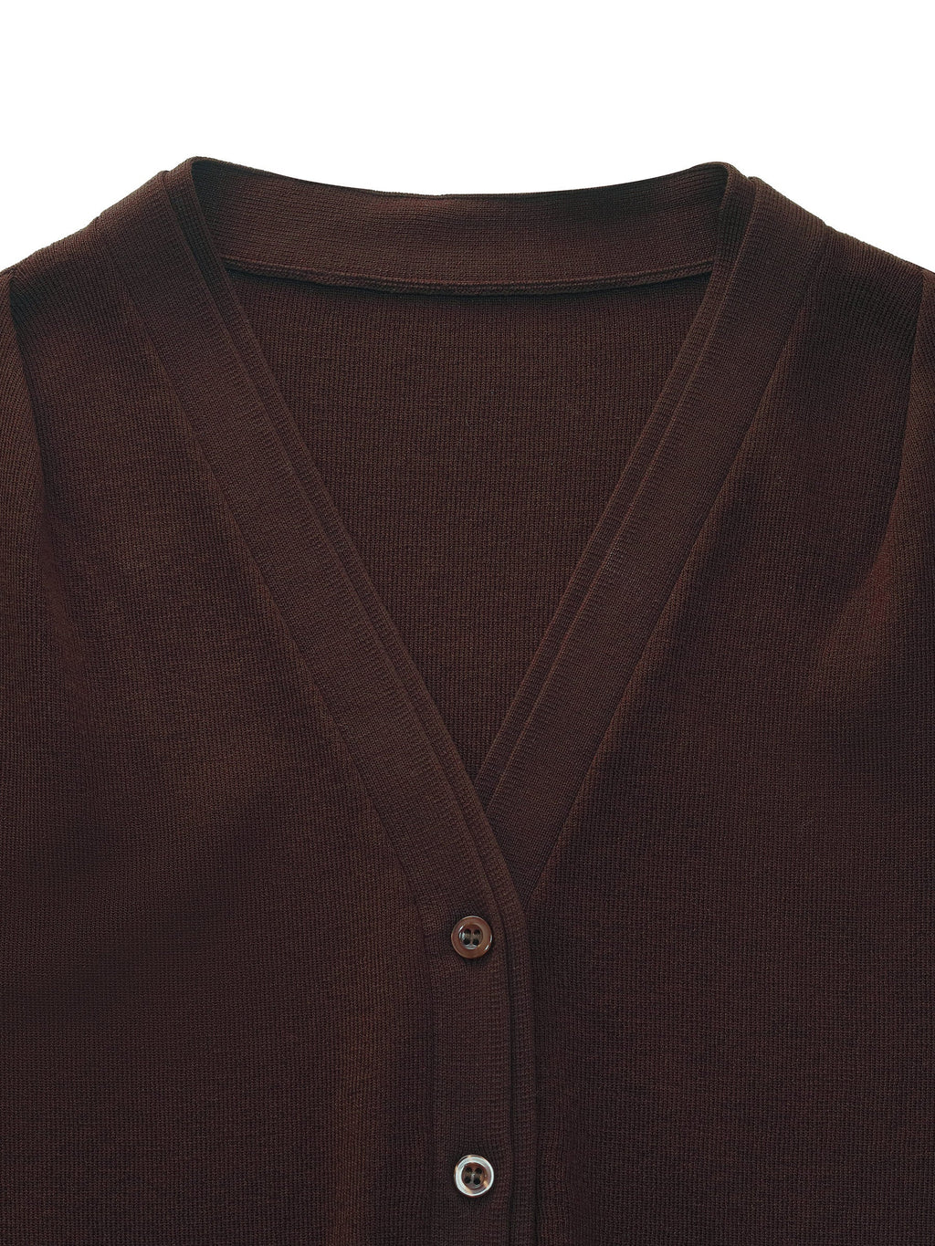Lyocell Blend V-Neck Women Cardigan With Ribbon