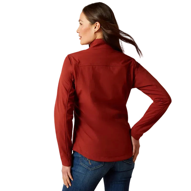 Ariat Women's New Team Softshell Jacket - Fired Brick