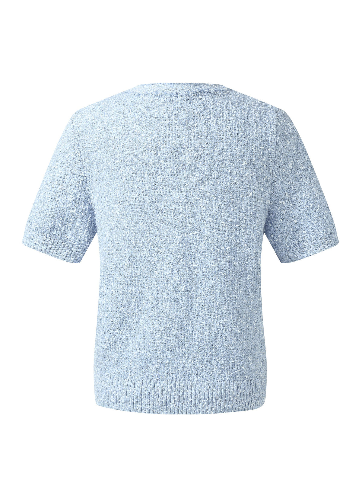 Frayed Edge Women Knit Top