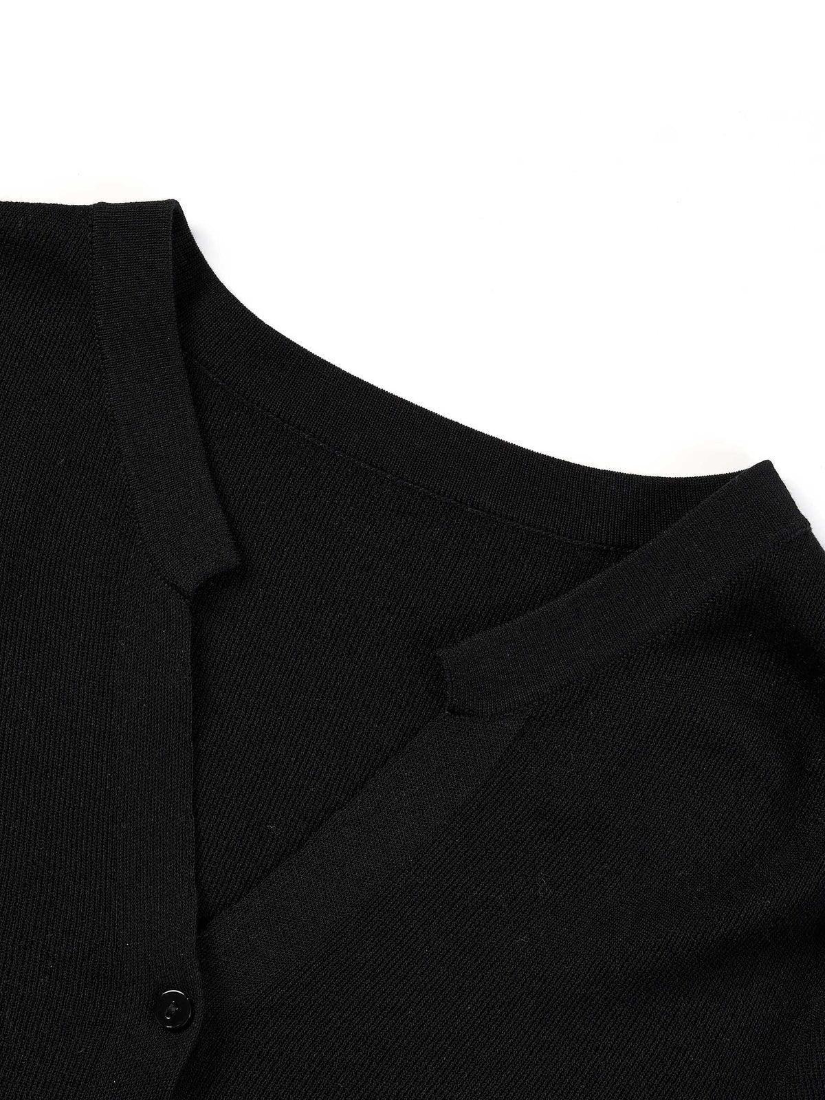 Tencel Blend V-Neck Women Cardigan With Silk Scarf