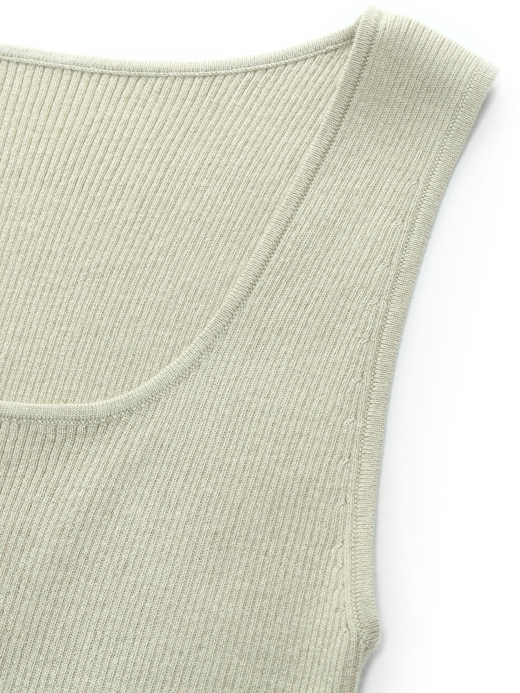 Square Neck Women Knit Tank Top