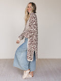Jungle Grove Animal Print Cardigan - Brown Multi