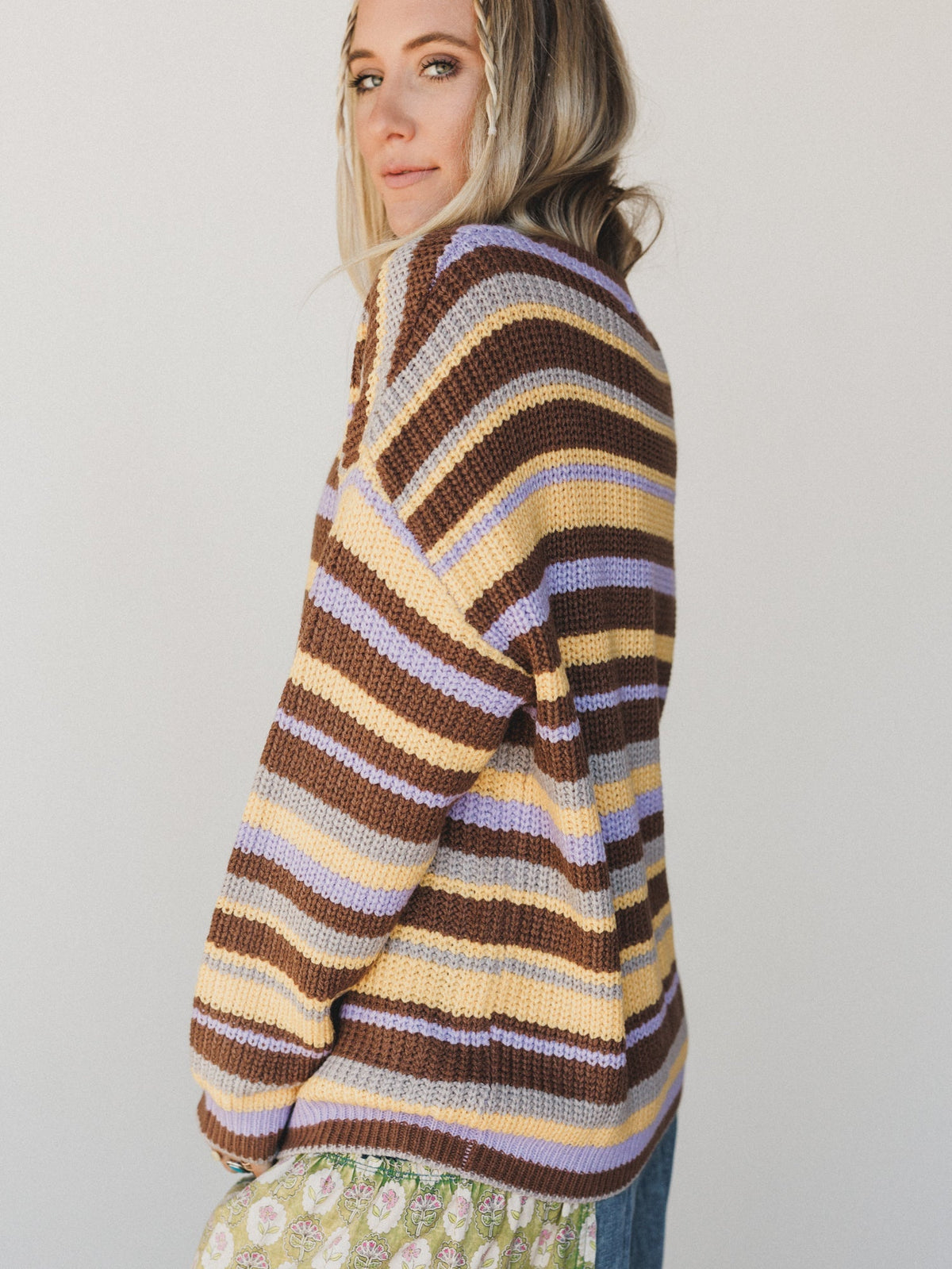 Nomad Line Sweater - Yellow