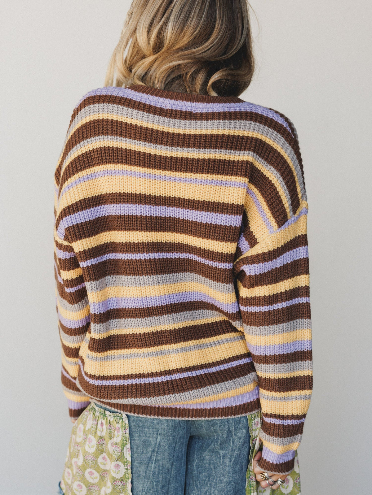 Nomad Line Sweater - Yellow