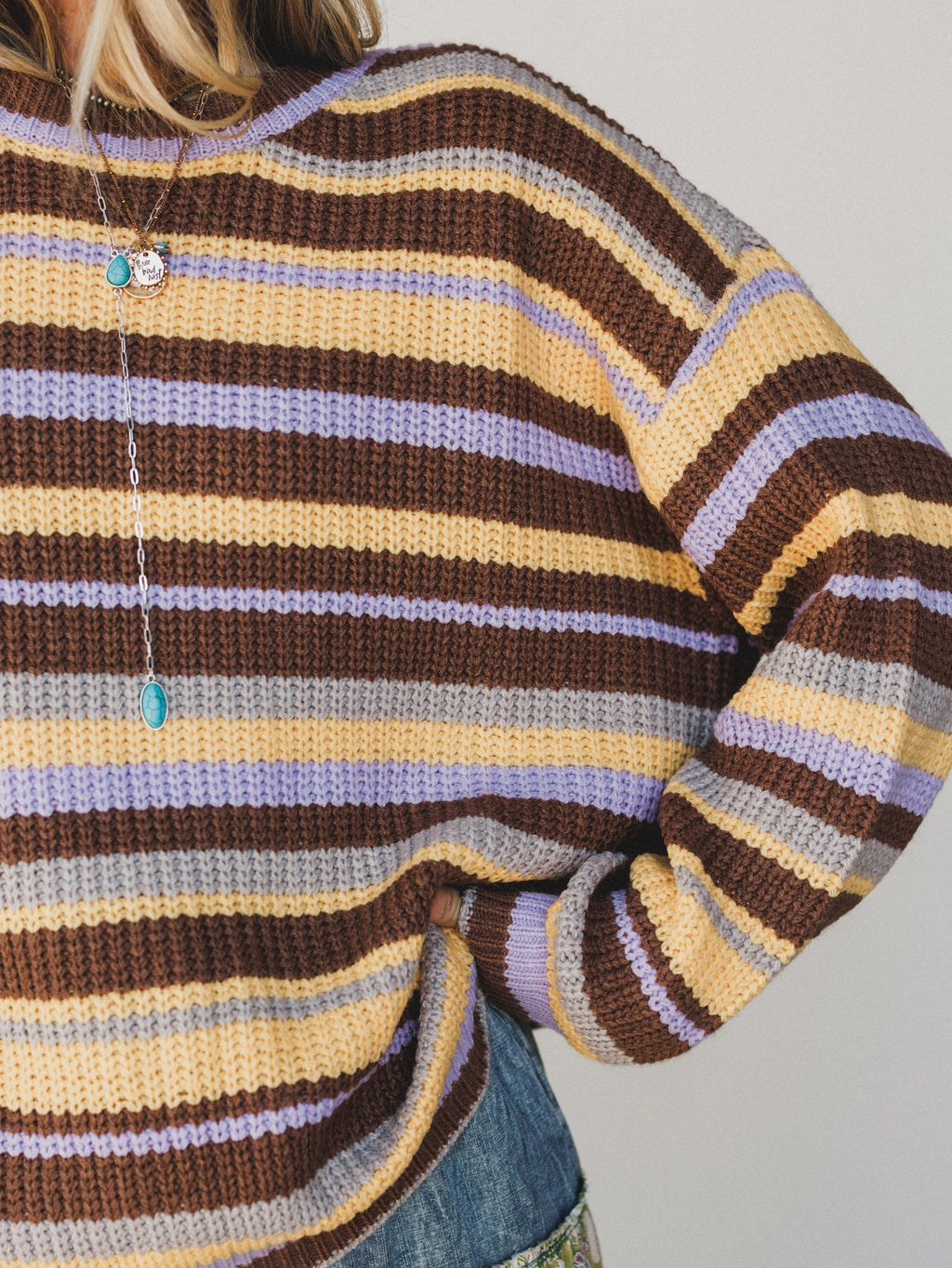 Nomad Line Sweater - Yellow