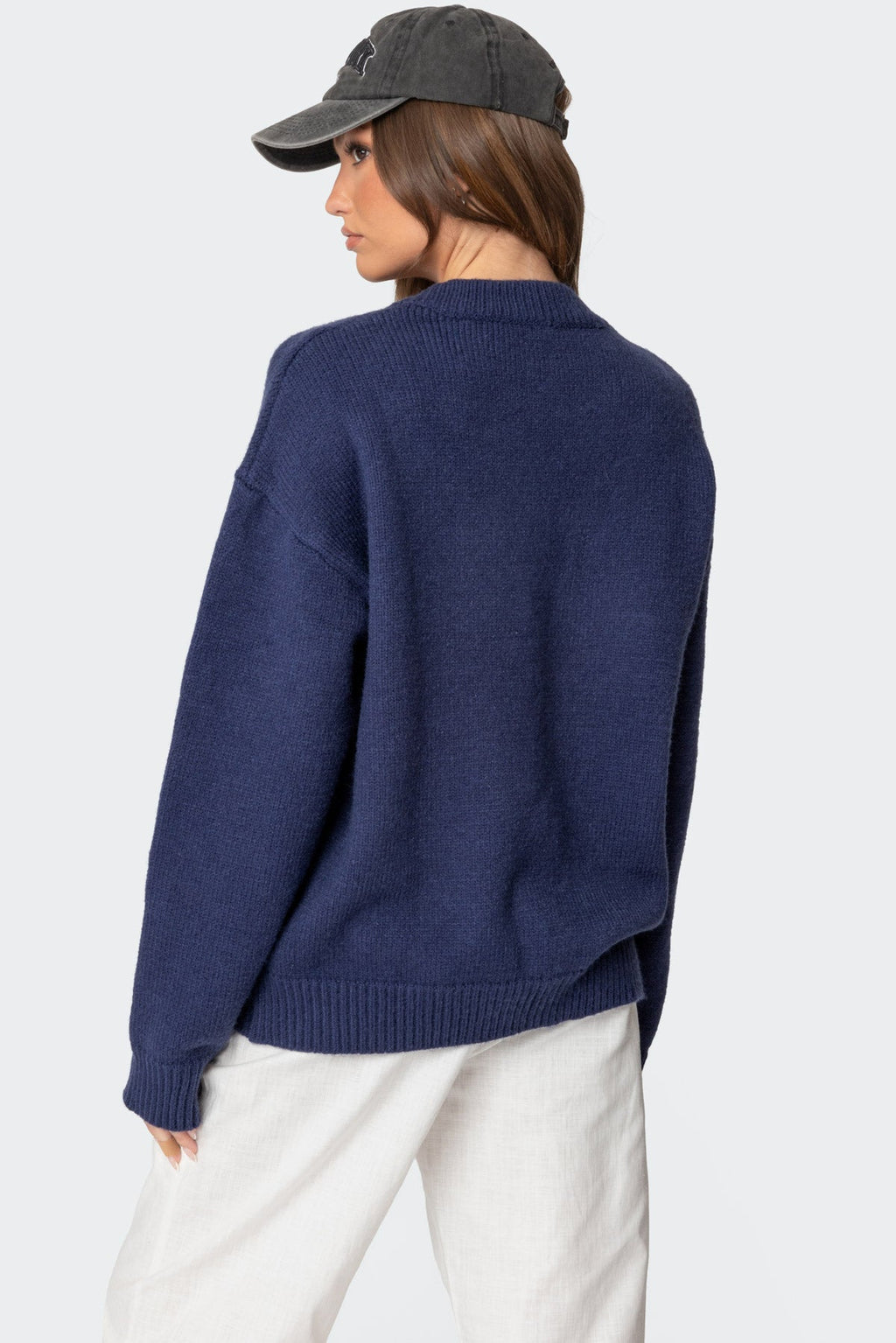 8 Ball Oversized Chunky Knit Sweater