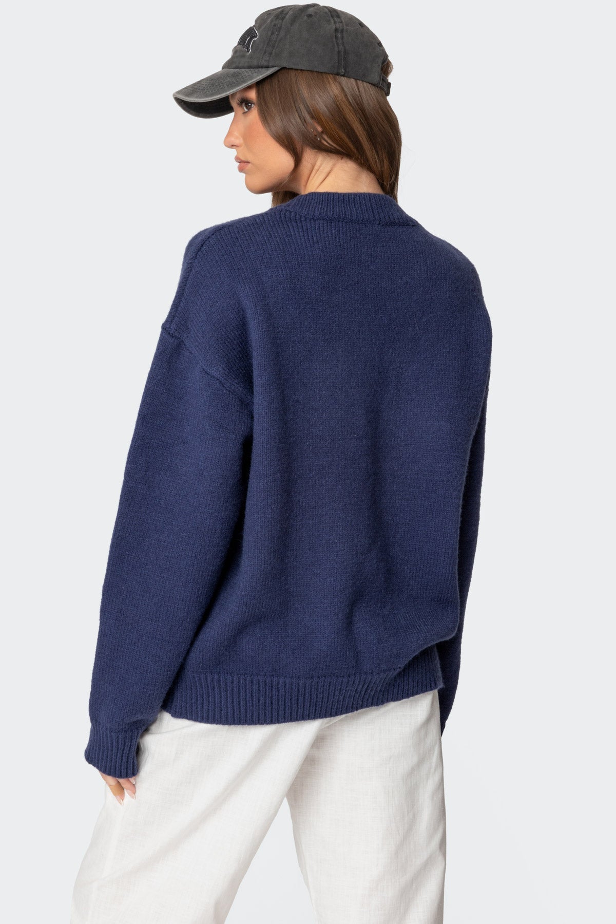 8 Ball Oversized Chunky Knit Sweater