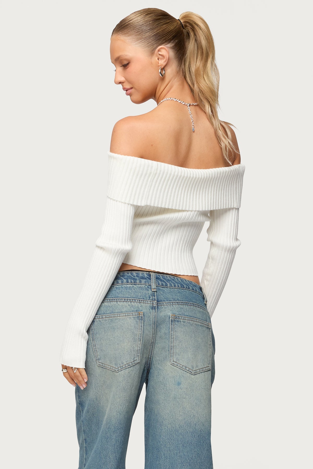 Lauren Knit Foldover Top