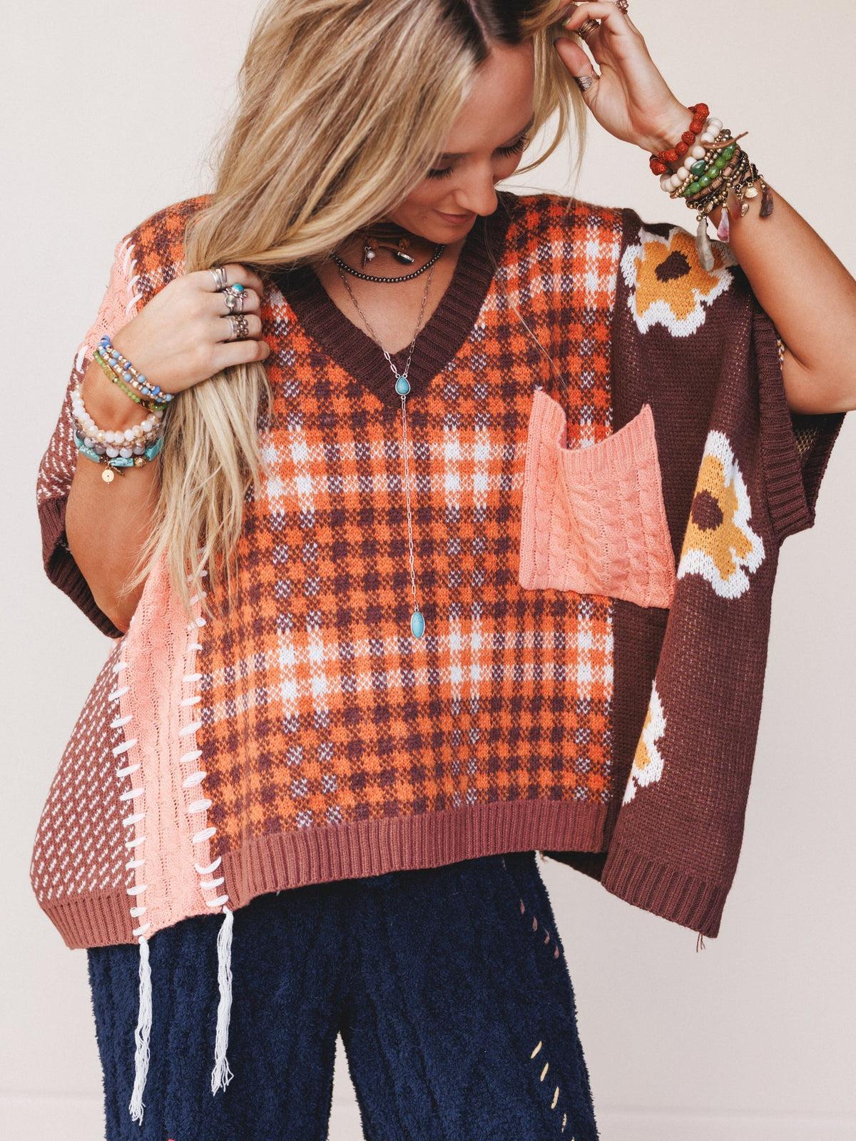Blanket Crush Sweater - Orange