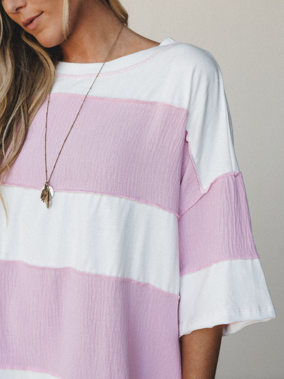 The Nest Perfect Match Dress - Orchid Pink Ivory