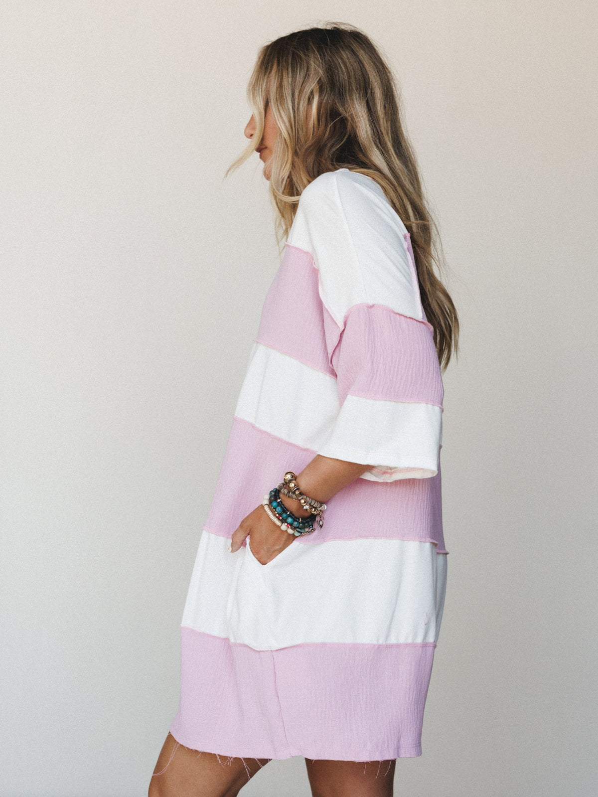 The Nest Perfect Match Dress - Orchid Pink Ivory