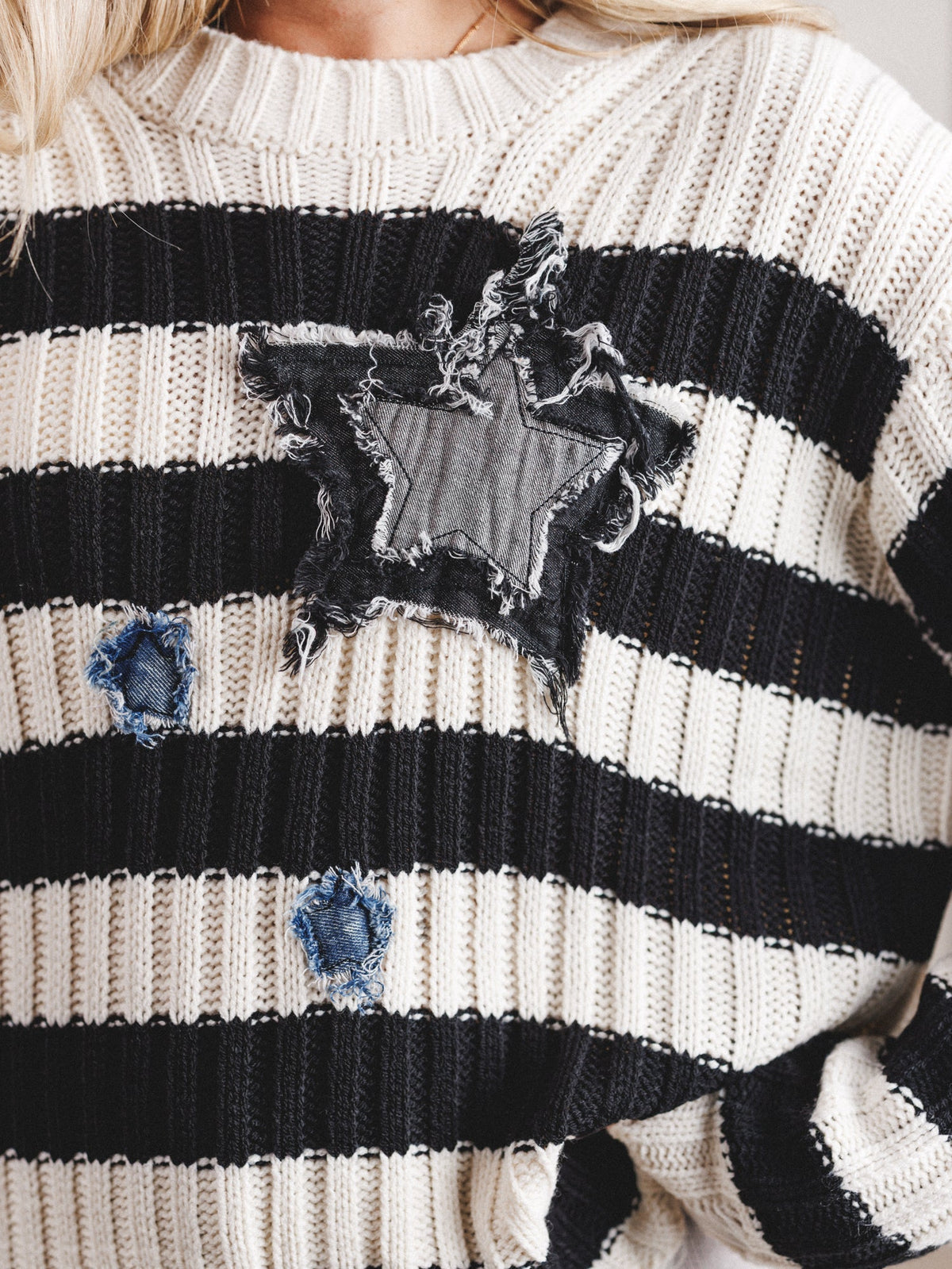 Moon Picnic Sweater - Black
