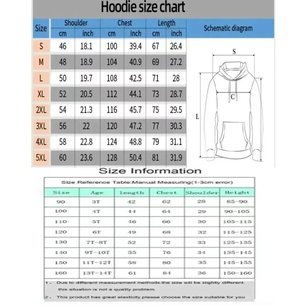 Anime Mewtwo Double Printed Hoodie for Men and Women Autumn/Winter  Harajuku Large Size Casual Trend Sweater