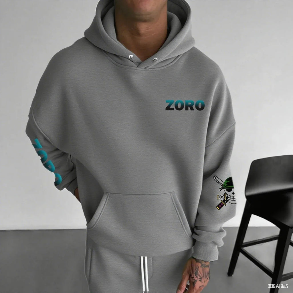 Anime Men Women Hooded Sweatshirt Streetwear Casual Pullover Hoodie Graphic Print Long Sleeve Spring Autumn Tops