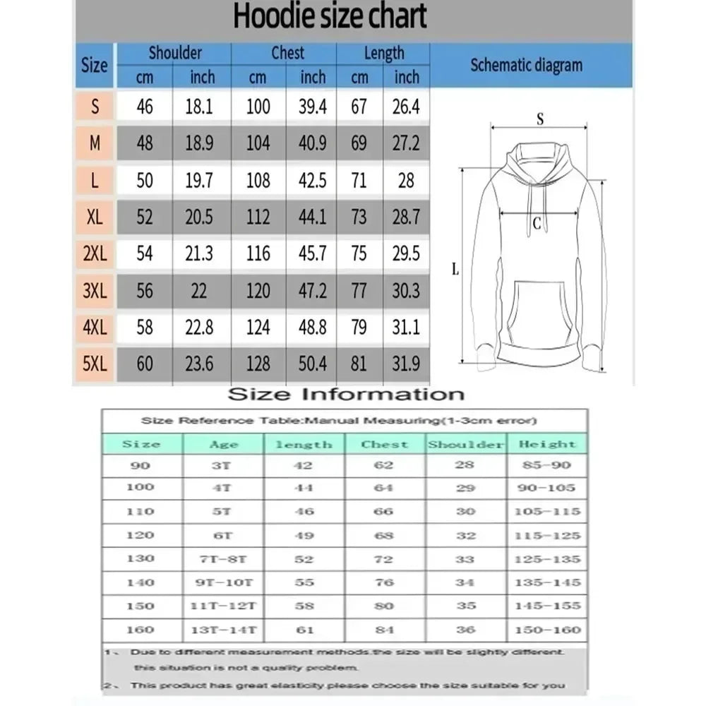 Anime Autumn/Winter Hoodie Men's and Women's New Roronoa Zoro Printed Street Hip Hop Trendy Casual Parent Child Top
