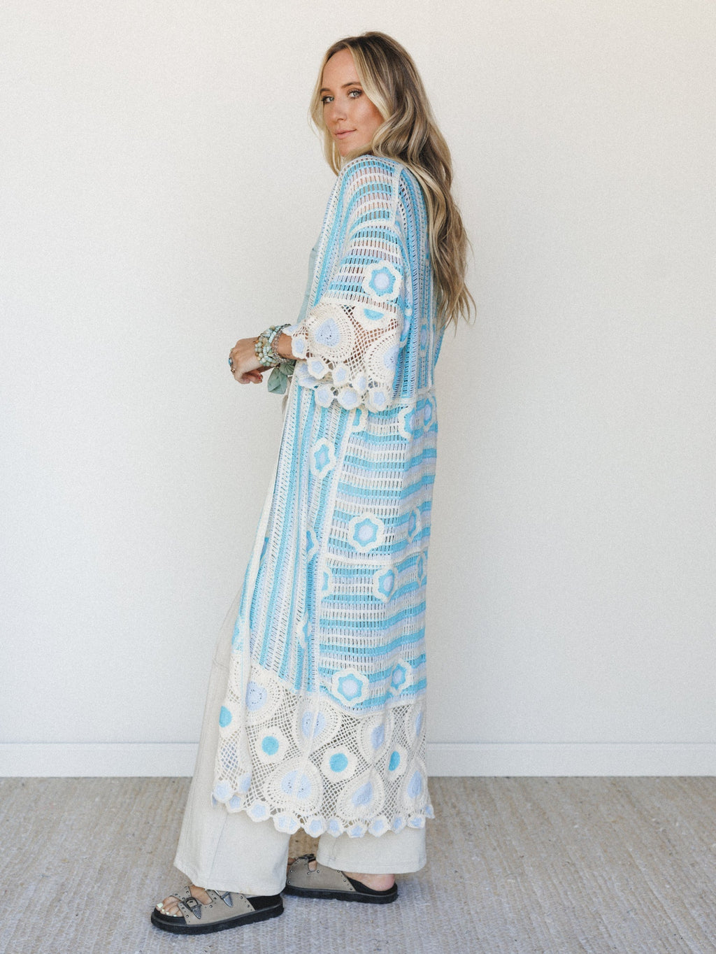 Spring Groove Duster - Sky Multi