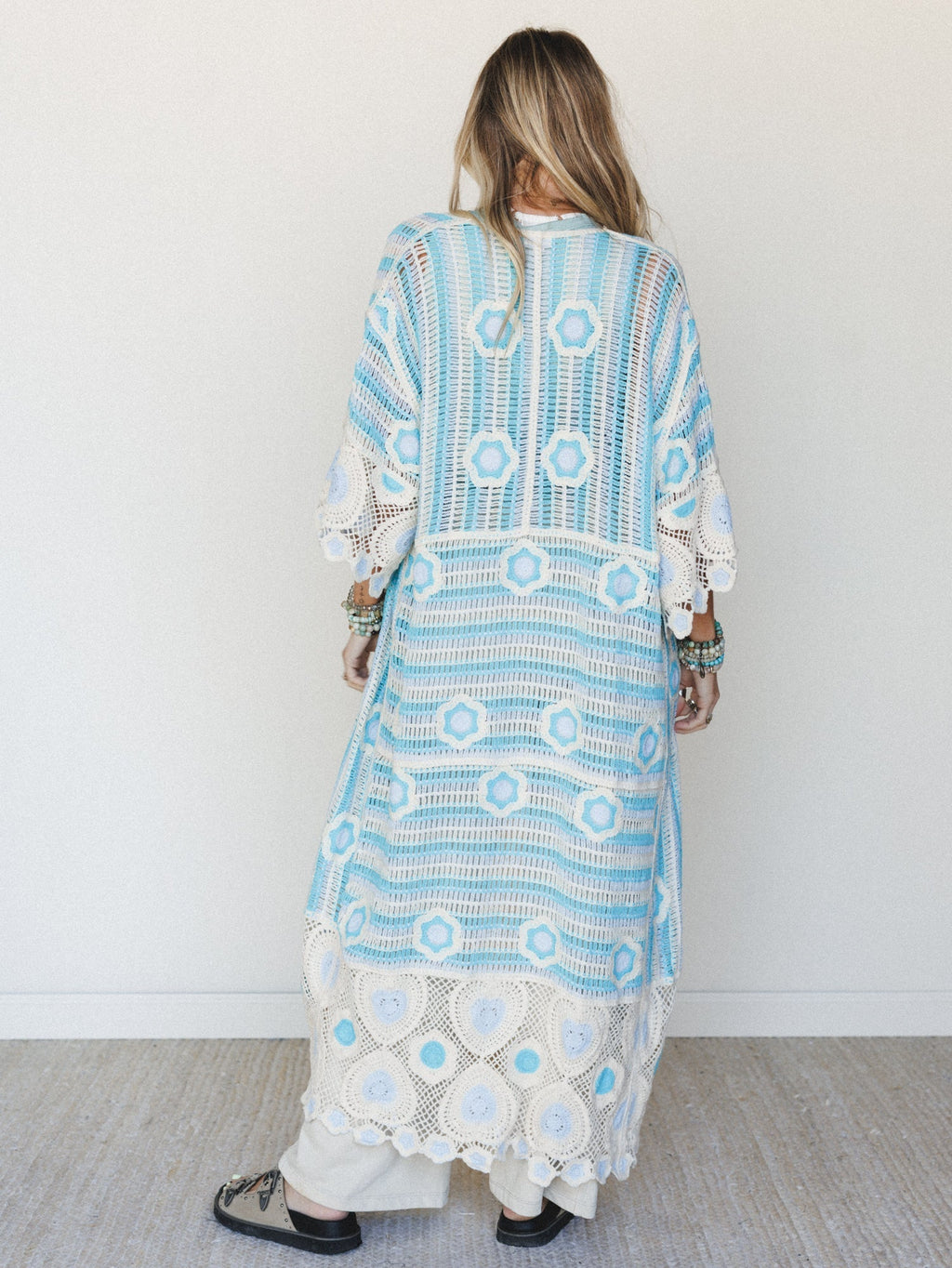 Spring Groove Duster - Sky Multi