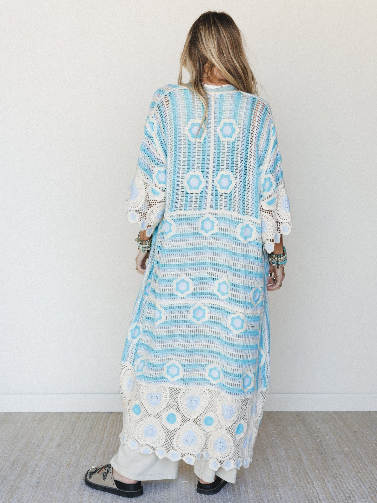 Spring Groove Duster - Sky Multi