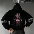 Men's Hoodie Sweatshirt Kamado Nezuko Anime Spring Autumn Winter Boy Harajuku Long-sleeved Parent-child Outfit