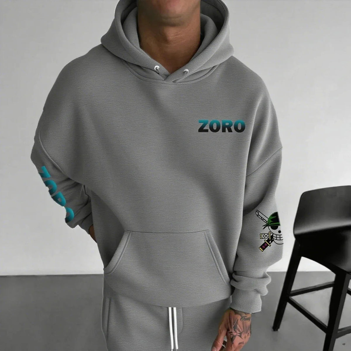 Anime Men Women Hooded Sweatshirt Streetwear Casual Pullover Hoodie Graphic Print Long Sleeve Spring Autumn Tops