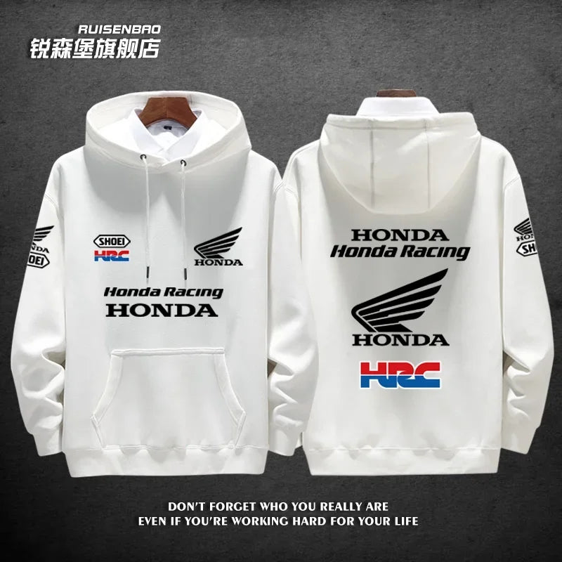 Racing Team Gold Wing Men's and Women's Autumn and Winter Hoodies Fashion Sports Pullovers