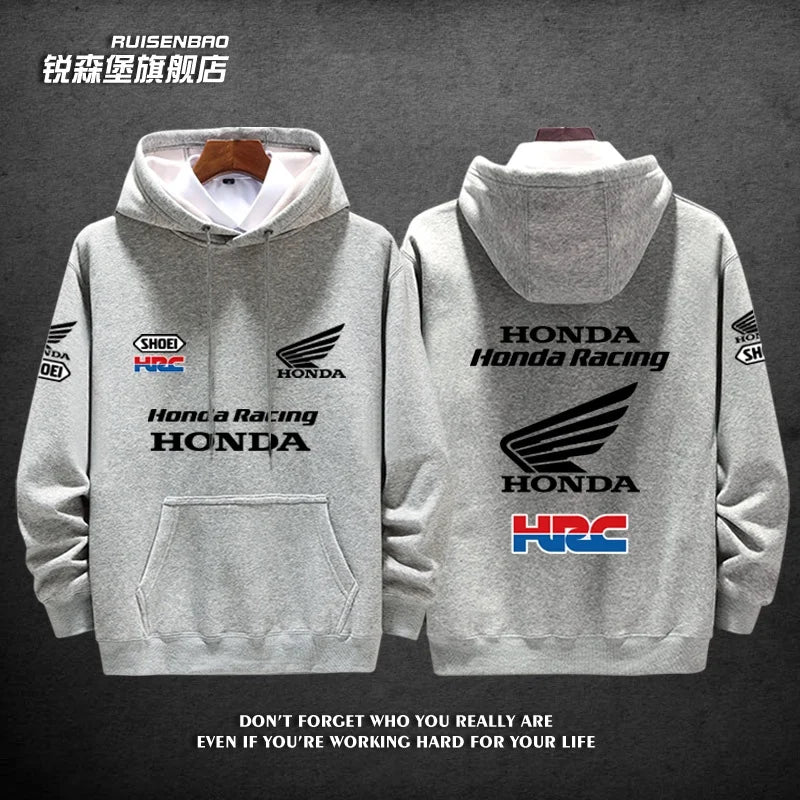 Racing Team Gold Wing Men's and Women's Autumn and Winter Hoodies Fashion Sports Pullovers