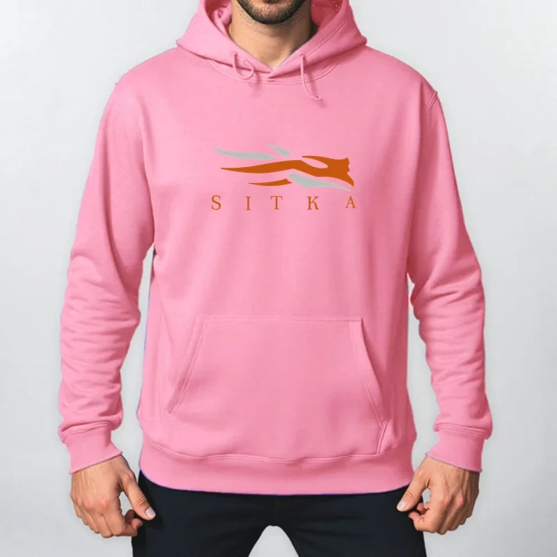 Letter Printed Sweatshirt Men Street Oversize Autumn Hooded Hipster Soft Hoodies Hip Hop Warm Sportswears