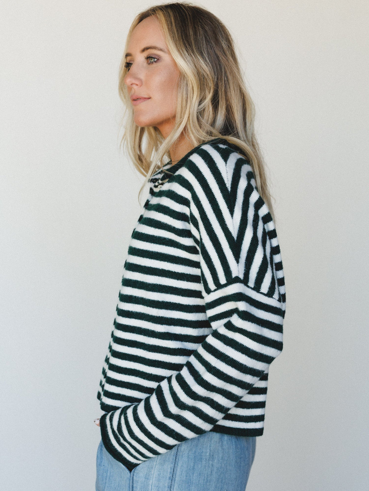 Aira Button Down Cardigan - Forest
