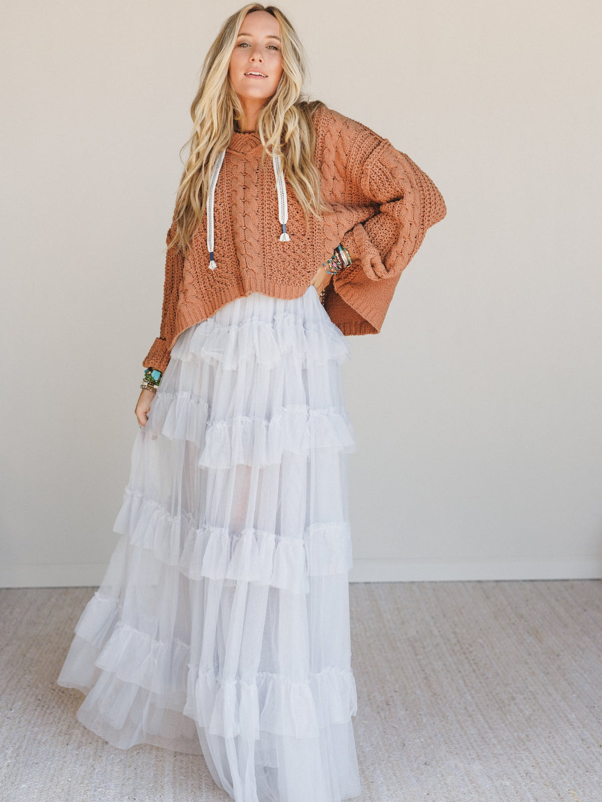 River Tangle Sweater - Camel