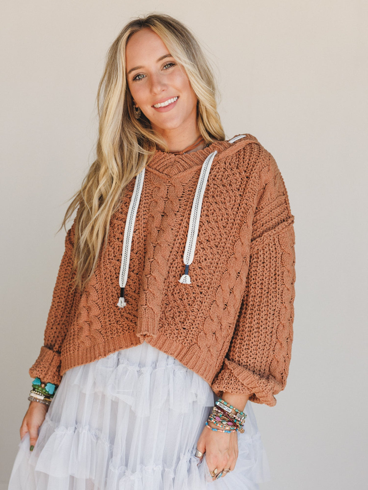 River Tangle Sweater - Camel