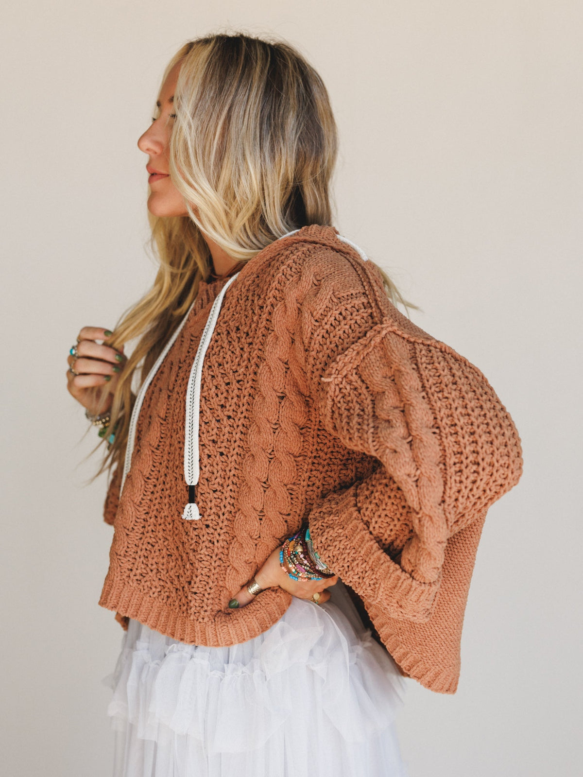 River Tangle Sweater - Camel