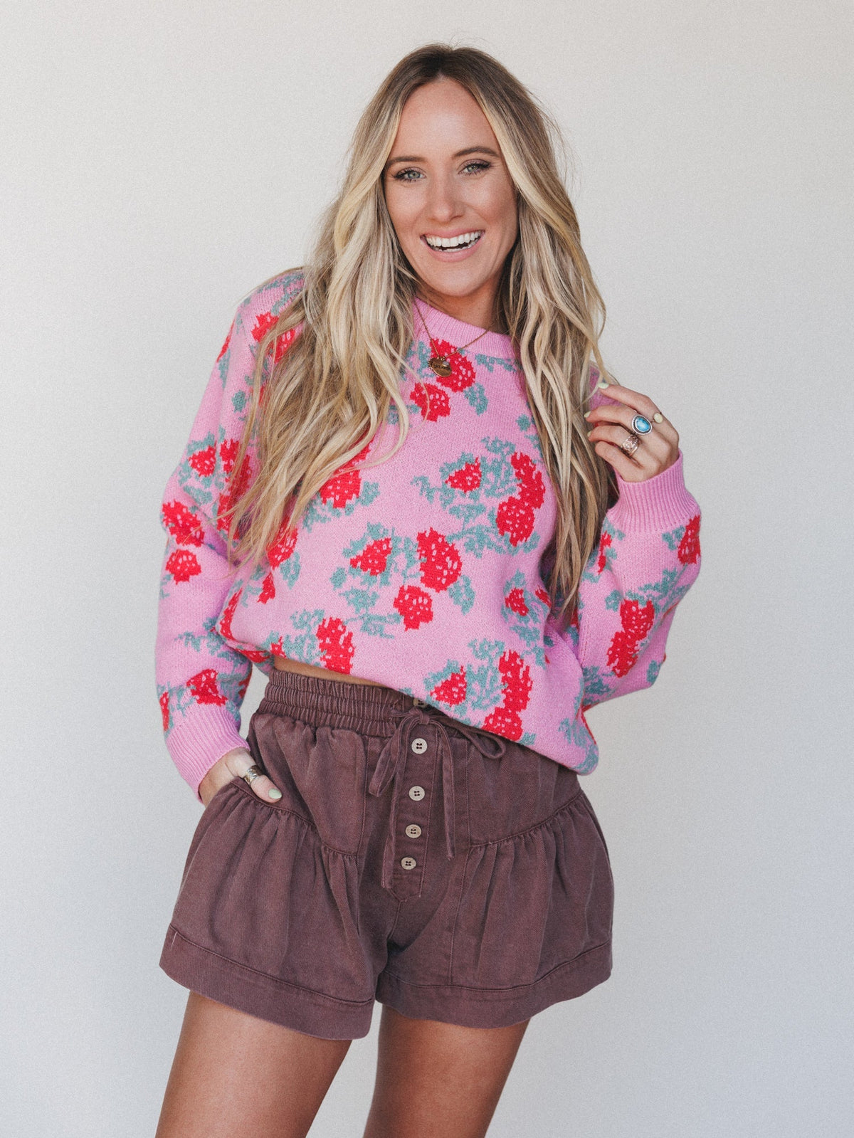 Warm Palette Sweater - Pink