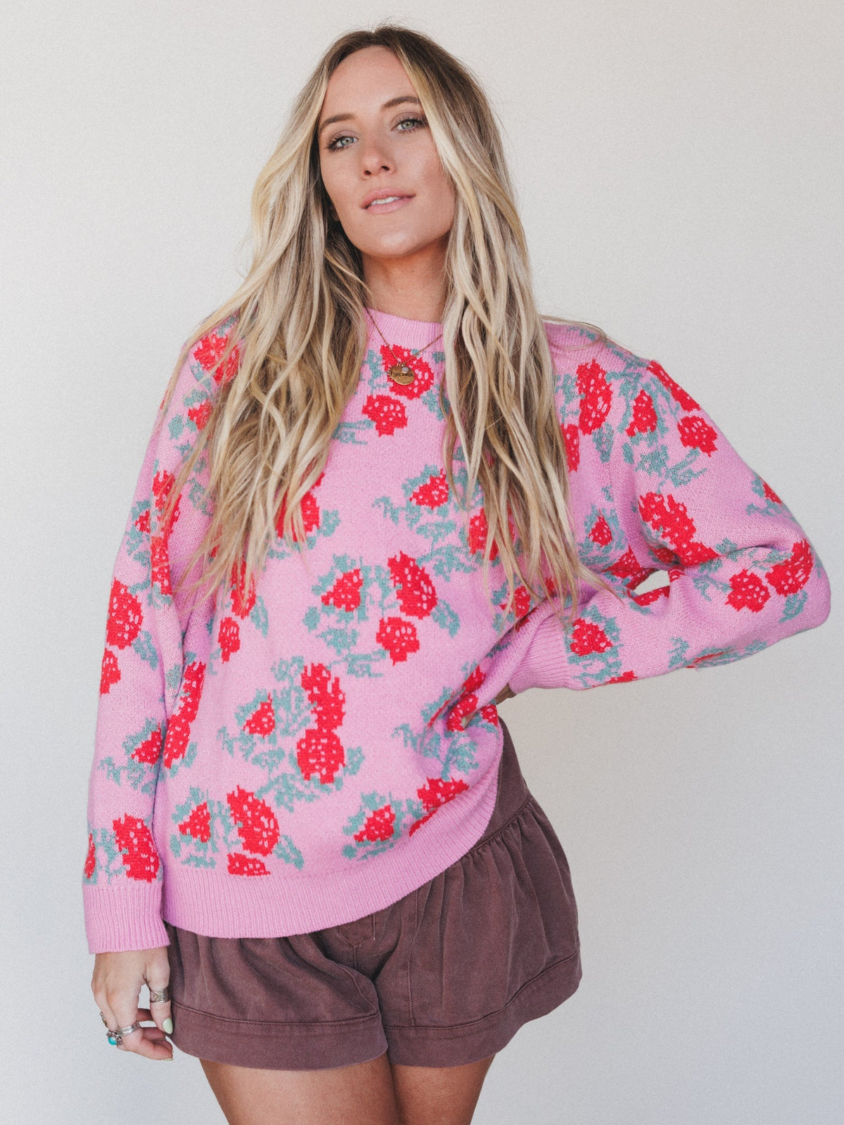 Warm Palette Sweater - Pink