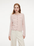 100% Brushed Cashmere Women Cardigan