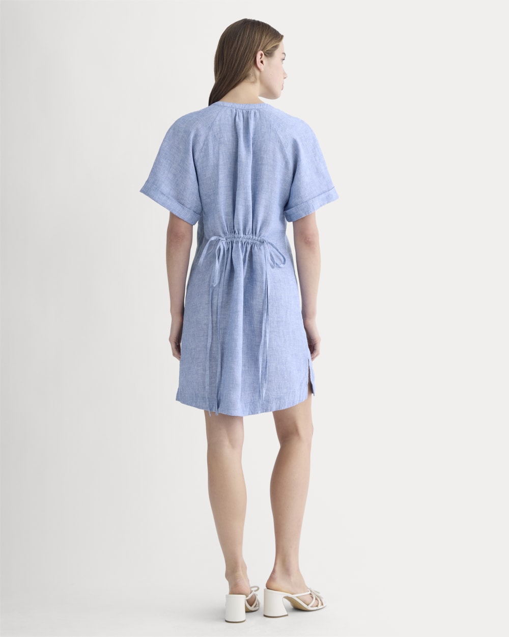 The Popover Dress in Linen | Chambray