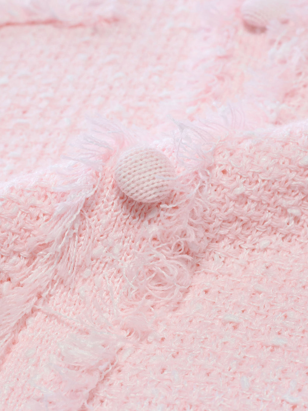 Frayed Edge Women Knit Top