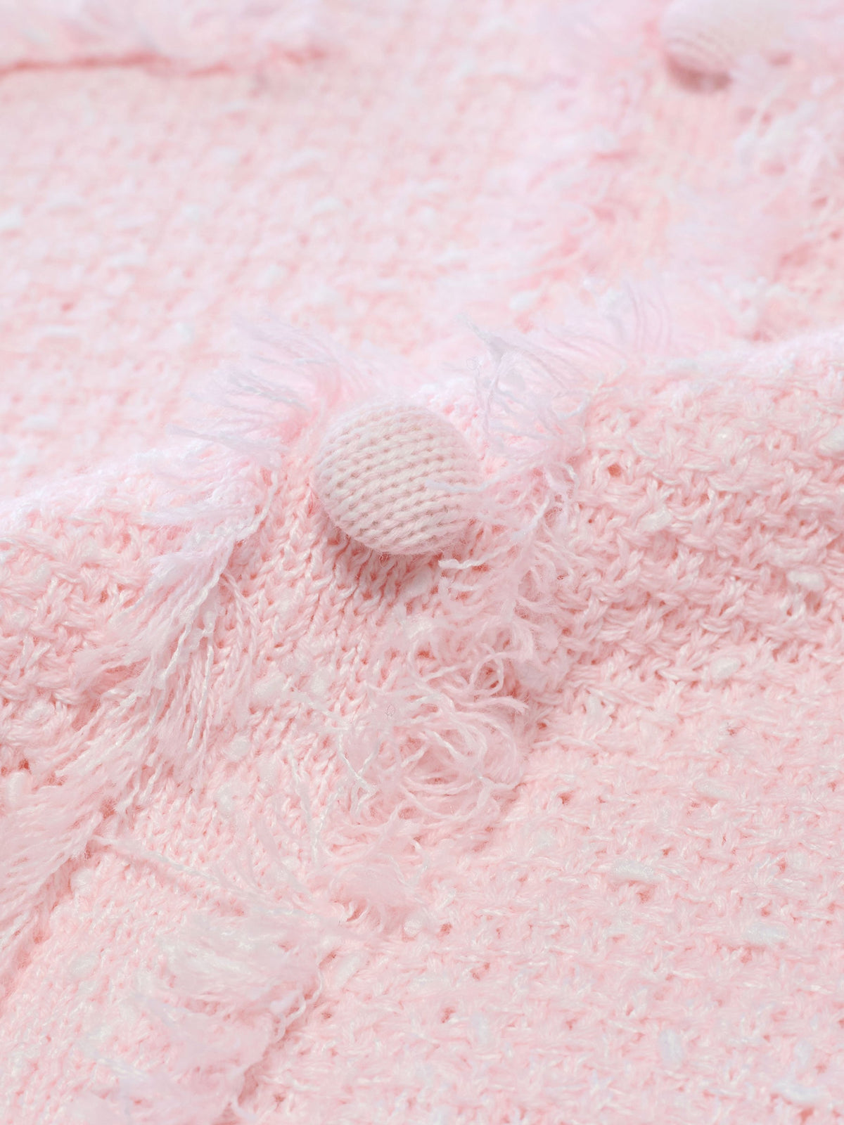 Frayed Edge Women Knit Top
