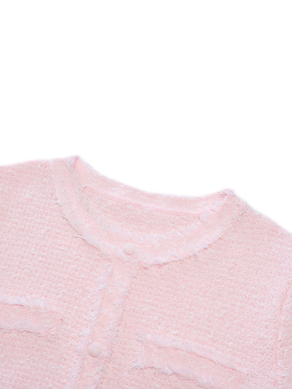 Frayed Edge Women Knit Top