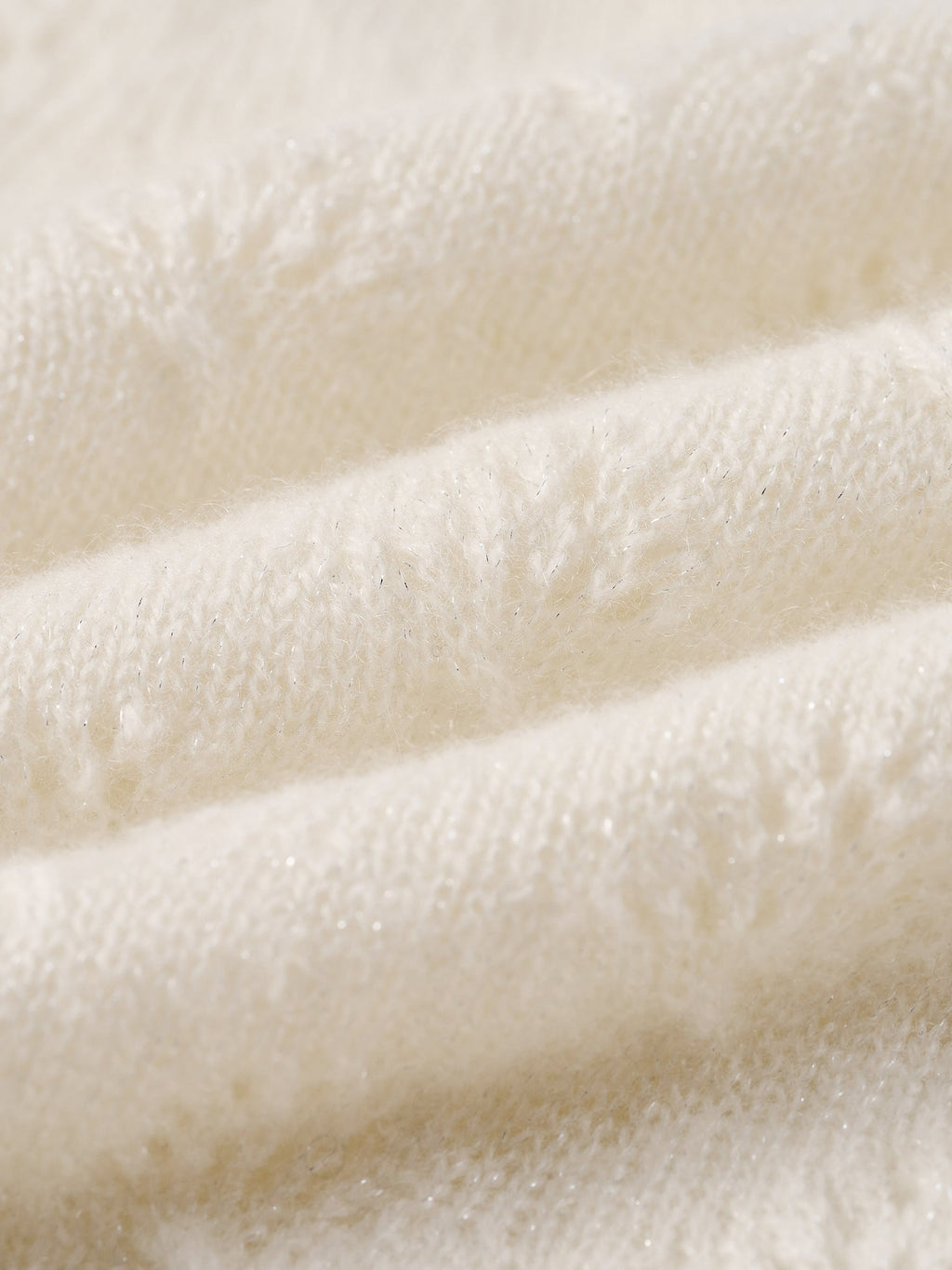 Cashmere Boat Neck Pointelle Knit Women Sweater