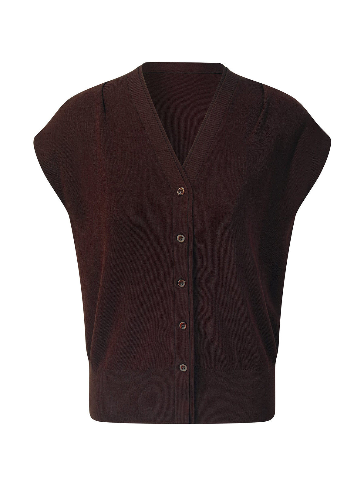 Lyocell Blend V-Neck Women Cardigan With Ribbon