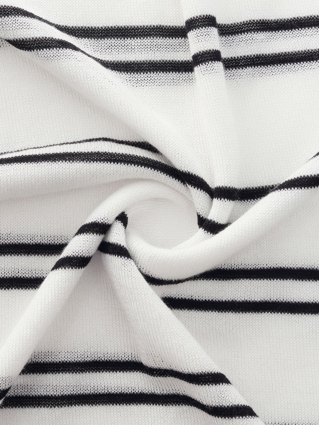 Lyocell Mulberry Silk Blend Stripe Women Knit Top