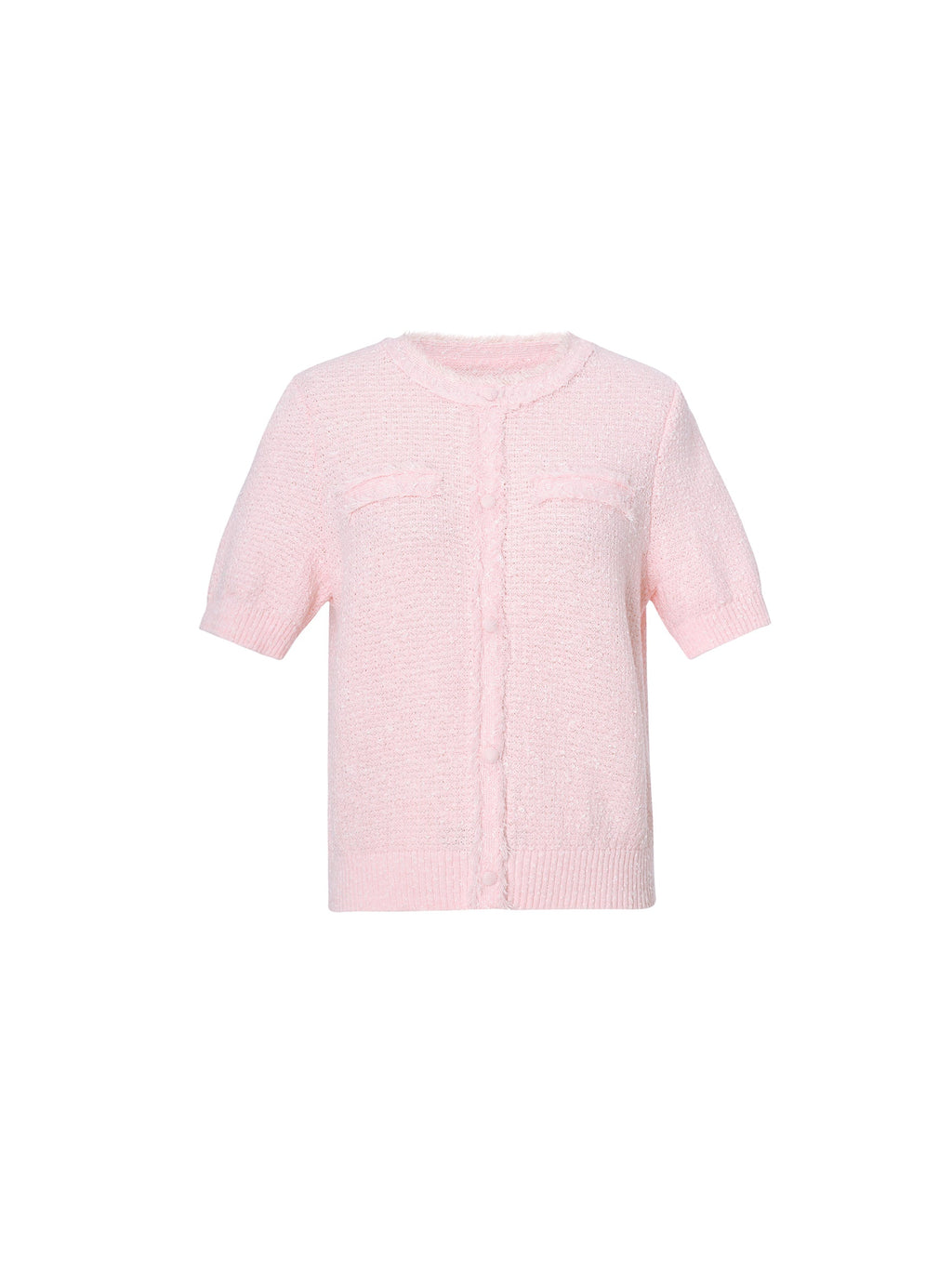 Frayed Edge Women Knit Top