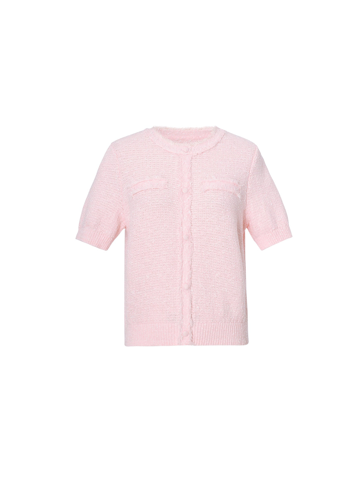 Frayed Edge Women Knit Top